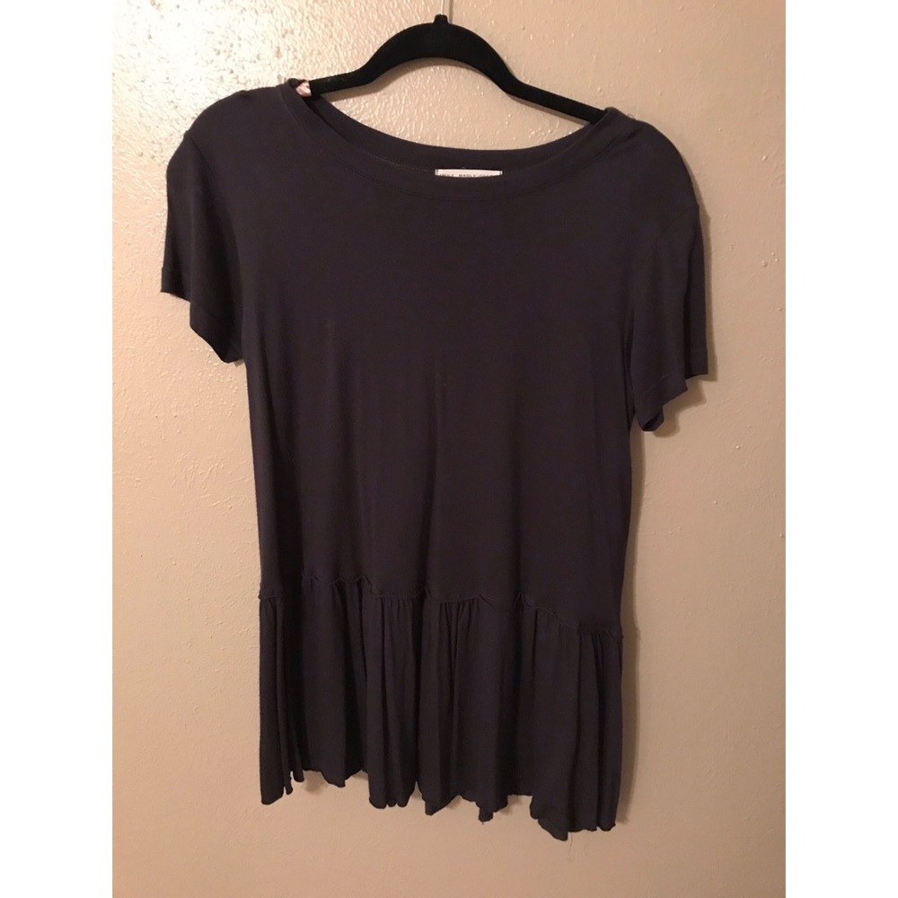 Relaxed Peplum Top